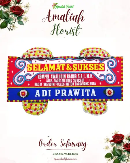 Papan Bunga Ucapan Selamat Cimayang